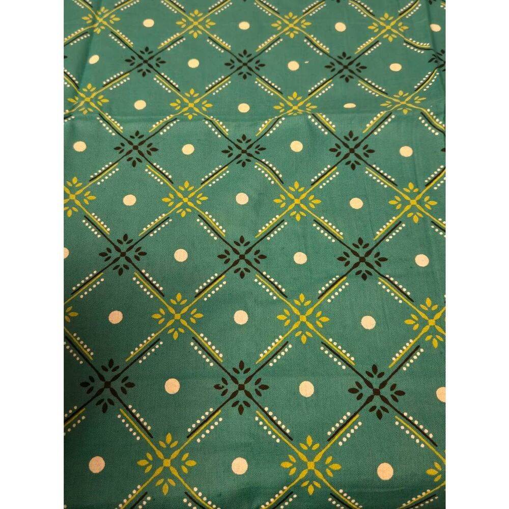 Sseko Women's Teal Geometric Shapes Head/Neck Scarf